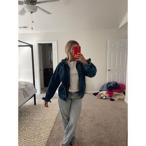 Vintage Urban Equipment Denim Bomber Jacket‎